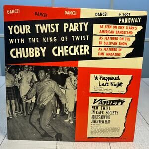 Vintage 1961 Your Twist Party With The King Of Twist Chubby Checker
